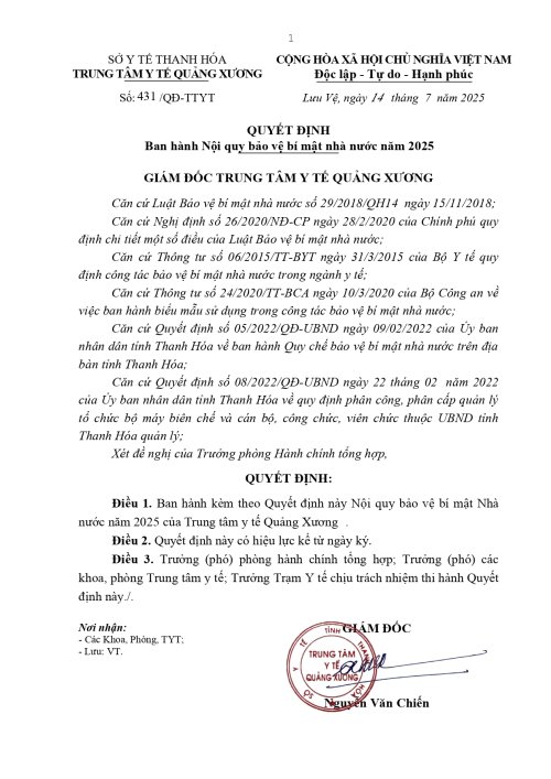 QĐ ban hành Nội quy bảo vệ BMNN 2025_page-0001.jpg